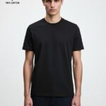 Tişört Basic %100 Pamuk Standart Fit 0 Yaka