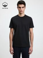 Tişört Basic %100 Pamuk Standart Fit 0 Yaka