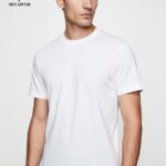 Tişört Basic %100 Pamuk Standart Fit 0 Yaka