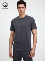 Tişört Basic %100 Pamuk Standart Fit 0 Yaka