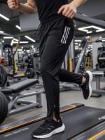 Paraşüt Kumaş Eşofman Altı Slim Fit Paça Fermuar Gym ve Fitness (1 Beden Büyük Tercih Ediniz.)