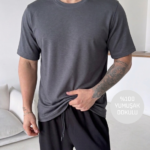 Modal %100 Yumuşak Dokulu Sıfır Yaka T-shirt
